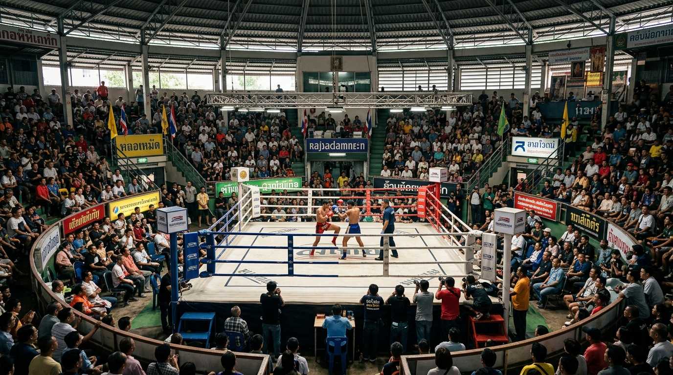 Le stade Rajadamnern : le temple du muay thai, Combat Muay Thai Bangkok