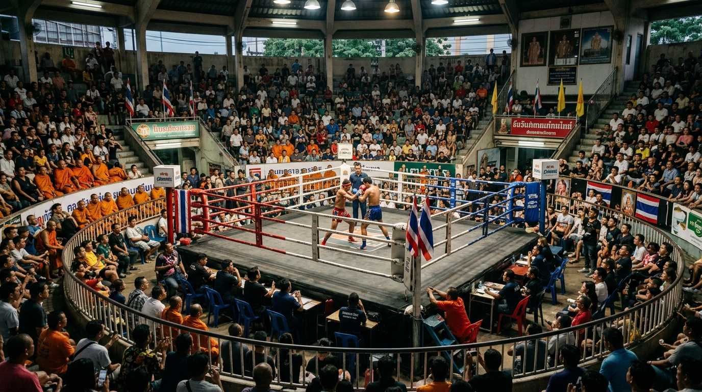 Les stades mythiques du muay thai à Bangkok, Combat Muay Thai Bangkok